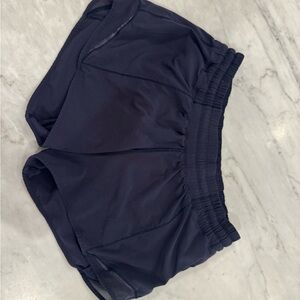Navy lululemon shorts